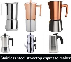 Stainless steel best stovetop espresso maker