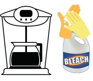 coffee maker with bleach
