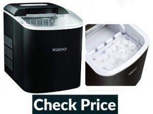 portable ice maker with freezer compartment 