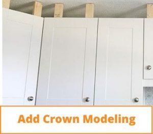 Update Kitchen Cabinets Without Replacing Them Add Crown Modeling
